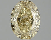 1.99ct Oval Lab Grown Diamond (Colour Fancy Vivid Yellow, Clarity VS1, IGI Certified)
